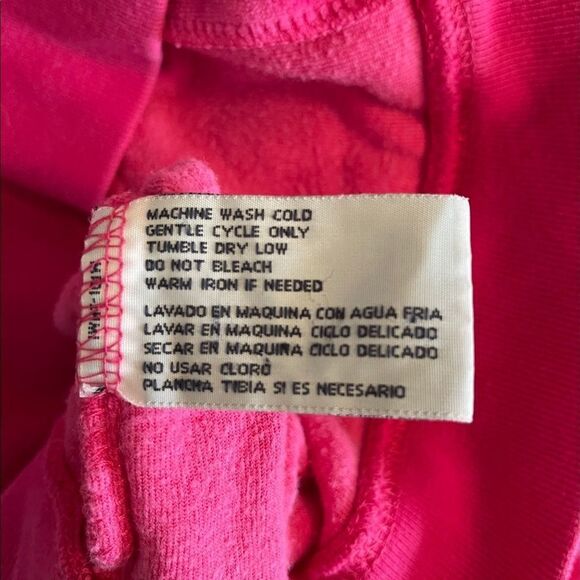 Izod Movement Velour Hoody Jacket Pink - Picture 11 of 11